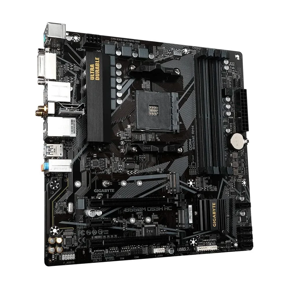 PLACA MAE GIGABYTE B550M DS3H AC - Imagem 2