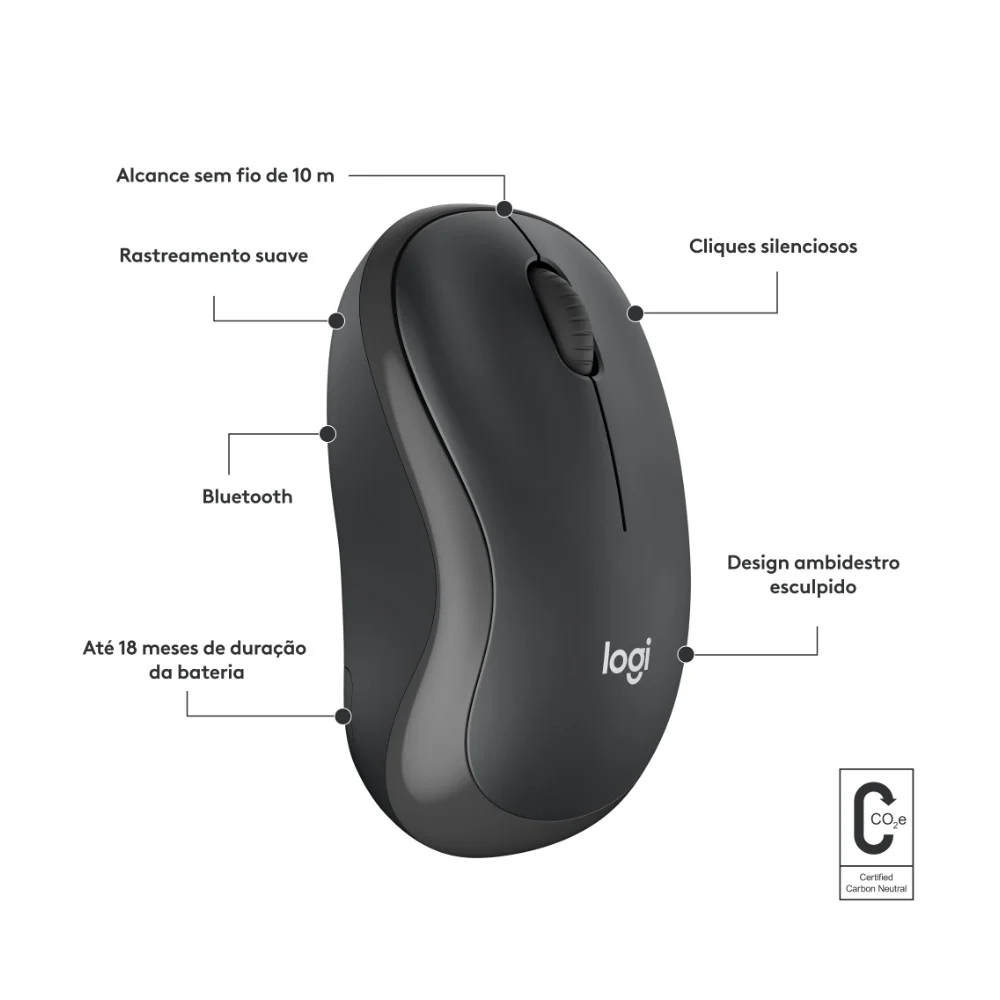 MOUSE LOGITECH SILENT SEM FIO - Imagem 3