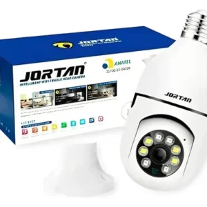 CAMERA LAMPADA IP WI-FI GIRATÓRIA JORTAN JT-8177
