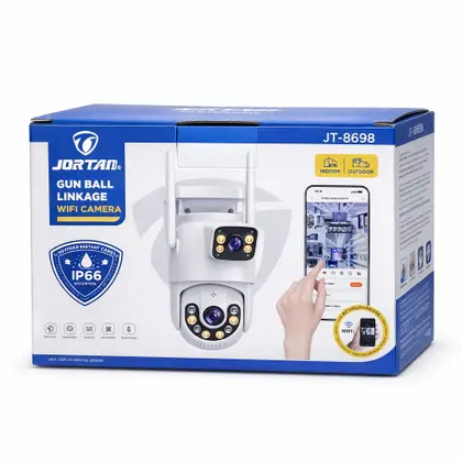 CAMERA IP WI-FI DUAS LENTES SPEED DOME JORTAN JT-9697 - Imagem 4