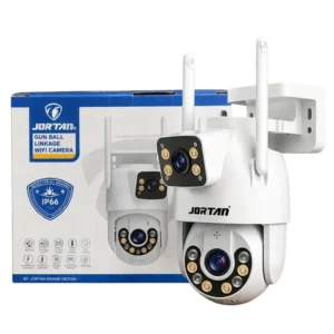 CAMERA IP WI-FI DUAS LENTES SPEED DOME JORTAN JT-9697