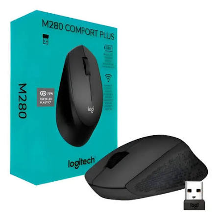 Mouse Sem Fio Logitech M280 Confort Plus - Imagem 2