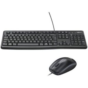 Combo Teclado e Mouse com fio USB Logitech MK120