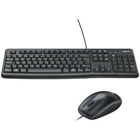 Combo Teclado e Mouse com fio USB Logitech MK120 - Imagem 2