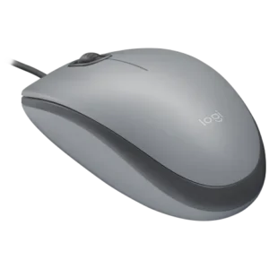 Mouse com fio USB Logitech M110 Cinza