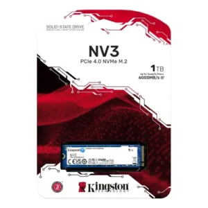 Unidade De Estado Sólido Kingston M.2 Nvme Pcie 4.0 Nv3 De 1 Tb, Azul Escuro