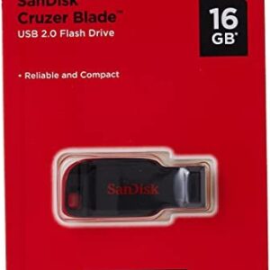 Pen Drive 16GB SanDisk Cruzer Blade – USB 2.0