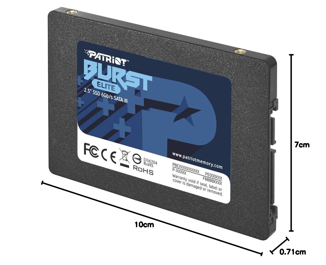 SSD PATRIOT BURST 240GB 2,5" - Imagem 3
